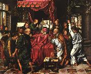 CLEVE, Joos van The Death of the Virgin dfg oil on canvas
